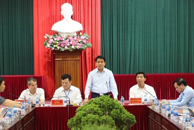 Chủ tịch Nguyễn Đức Chung: Huyện Thường Tín quan tâm khôi phục, phát huy giá trị làng nghề truyền thống