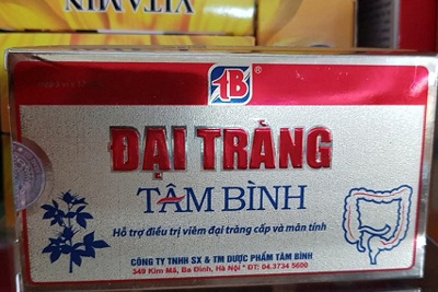 Viên Gout Tâm Bình, Đại tràng Tâm Bình được quảng cáo sai sự thật