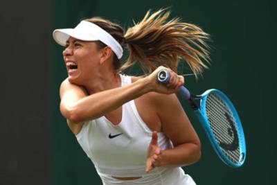 Sharapova phải dừng bước ngay từ vòng 1 Wimbledon
