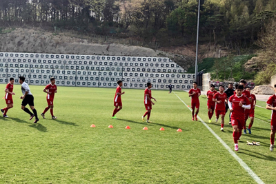 U19 Việt Nam trở lại tập luyện chuẩn bị cho trận gặp U19 Maroc