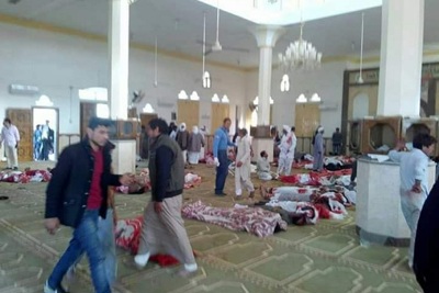 Vụ đánh bom, xả súng đền thờ Hồi giáo Ai Cập: 40 tay súng nã đạn vào dân thường