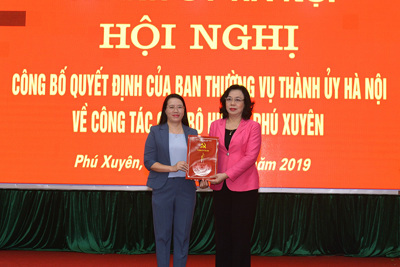 Bà Phạm Hải Hoa giữ chức Phó Trưởng Ban Thường trực Ban Dân vận Thành ủy
