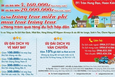 Lữ hành Saigontourist ưu đãi đến 20 triệu đồng tại hội chợ VITM 2018