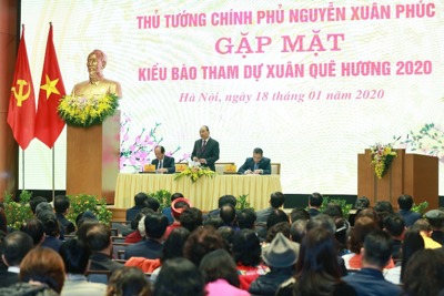 Thủ tướng gặp mặt kiều bào về dự chương trình Xuân quê hương 2020