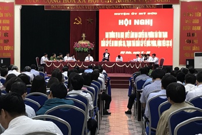 Huyện Mỹ Đức diễn tập khu vực phòng thủ năm 2018