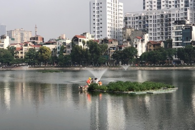 87 hồ ở Hà Nội được xử lý ô nhiễm bằng chế phẩm Redoxy - 3C: Hiệu quả rõ rệt được kiểm chứng qua thực tiễn