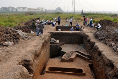 Hà Nội: Phát hiện hiện vật khảo cổ gần Di chỉ Vườn Chuối