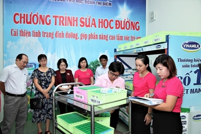 Thành phố Hồ Chí Minh phối hợp nhịp nhàng trong công tác triển khai sữa học đường