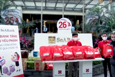 SeABank trao tặng 2.500 món quà nhu yếu phẩm cho người có hoàn cảnh khó khăn