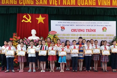 Thiếu nhi quận Hai Bà Trưng tích cực thi đua “tuổi nhỏ làm việc nhỏ”