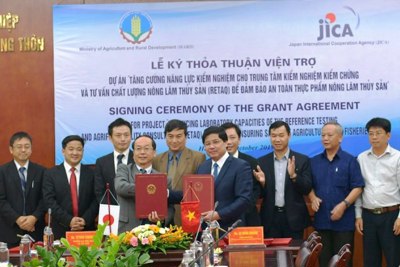 Nhật Bản viện trợ Việt Nam 10,9 triệu USD đảm bảo an toàn thực phẩm