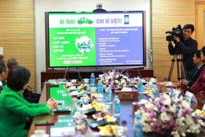Tập đoàn Mai Linh và LienVietPosBank ra mắt dịch vụ "Đi taxi- chi ví Việt"