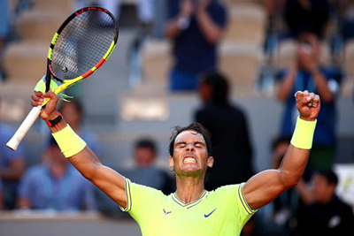 Bán kết Roland Garros 2019: Nadal thần tốc hạ gục Federer