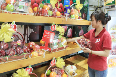 Đề án Thí điểm quản lý cửa hàng kinh doanh trái cây: Đưa văn minh thương mại tới chợ truyền thống