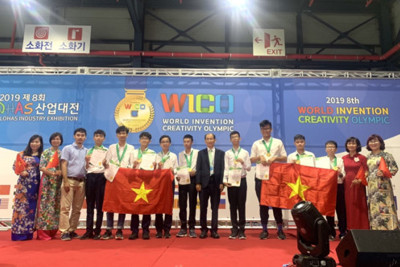 Hai sáng chế của học sinh Hà Nội giành Huy chương Vàng WICO 2019