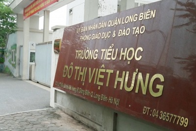 Thông tin việc trường Tiểu học Đô thị Việt Hưng, quận Long Biên lạm thu: Đã trả lại các khoản thu chưa đúng với quy định