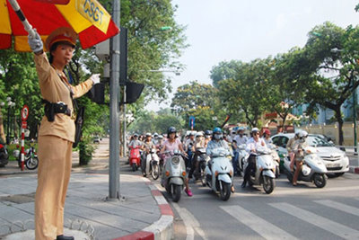 Hà Nội triển khai Lễ phát động ra quân Năm an toàn giao thông 2018