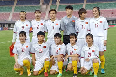 Giao hữu: Tuyển nữ Việt Nam thắng tối thiểu tuyển nữ Myanmar