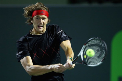 Miami Open ngày 9: A.Zverev tiến vào bán kết khá dễ dàng