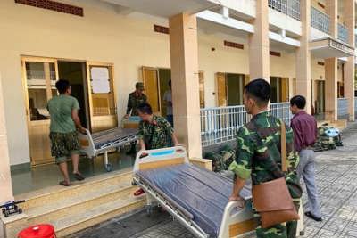 TP Hồ Chí Minh: Gấp rút thi công đưa bệnh viện dã chiến vào hoạt động