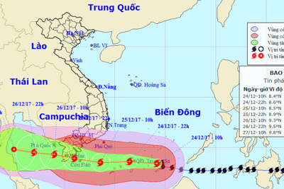 Bão Tembin ảnh hưởng đặc biệt nghiêm trọng đến cơ sở hạ tầng quần đảo Trường Sa