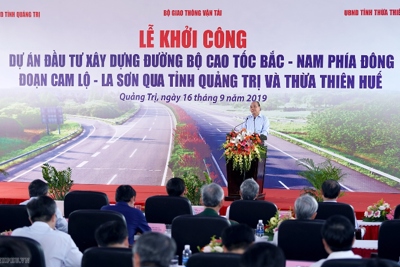 Khởi công dự án thành phần đầu tiên của tuyến cao tốc Bắc - Nam