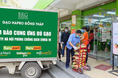 BRGMart đảm bảo cung ứng các mặt hàng thiết yếu cho Nhân dân trong khu vực cách ly