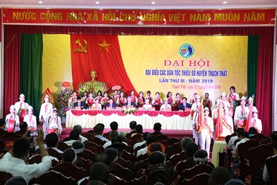 Thạch Thất tổ chức Đại hội đại biểu các dân tộc thiểu số huyện lần thứ III