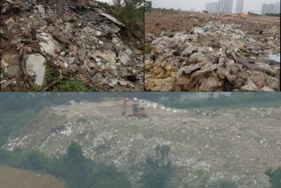 Cần xử lý nghiêm tình trạng đổ trộm phế thải chất như “núi” ở phường Xuân La