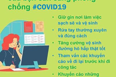 Làm gì để phòng dịch Covid-19 hiệu quả nơi làm việc?