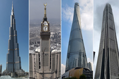 Châu lục nào dẫn đầu thế giới về số lượng nhà chọc trời?