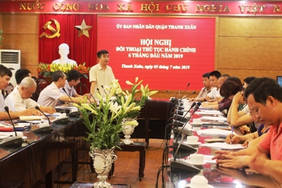 Quận Thanh Xuân: Công dân hài lòng khi thực hiện thủ tục hành chính