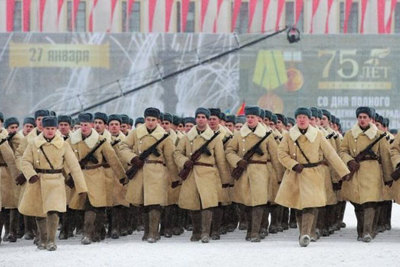 Toàn cảnh lễ diễu binh của Nga kỷ niệm 75 năm cuộc bao vây Leningrad
