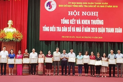 Quận Thanh Xuân hoàn thành tổng điều tra dân số và nhà ở