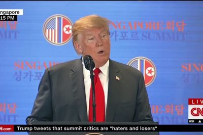 [Cập nhật] Tổng thống Trump họp báo sau hội nghị thượng đỉnh, tuyên bố ngừng tập trận Mỹ-Hàn