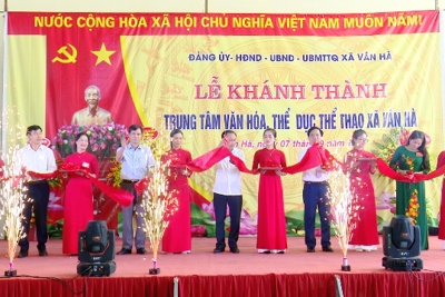 Đông Anh khánh thành Trung tâm Văn hóa - Thể dục thể thao