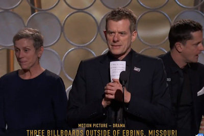 "Three Billboards Outside Ebbing, Missouri" chiến thắng tại Quả cầu vàng 2018