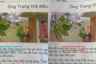 Một sách giáo khoa 2 nhân vật: Nhà xuất bản Giáo dục Việt Nam lên tiếng