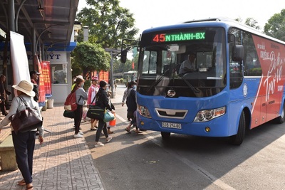 TP Hồ Chí Minh dự kiến tăng hơn 1.800 chuyến xe buýt phục vụ các ngày lễ lớn