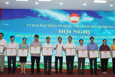 315 đơn vị ủng hộ gần 41 tỷ đồng cho Quỹ “Vì biển, đảo Việt Nam”