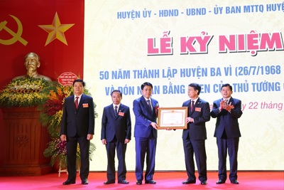 Chủ tịch Nguyễn Đức Chung: Ba Vì cần tập trung khai thác tiềm năng gắn với phát triển du lịch