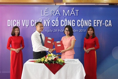 EFY Việt Nam ra mắt chứng thực chữ ký số công cộng