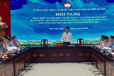 Hà Nội: Cần cơ chế giám sát, quản lý mua bán, cho thuê nhà ở xã hội
