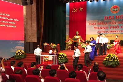 Ông Lê Trọng Khuê tái đắc cử chức Chủ tịch Hội Nông dân TP Hà Nội