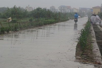 Tại xã Vân Tảo, huyện Thường Tín: Không có chuyện rút ruột công trình đường nội đồng