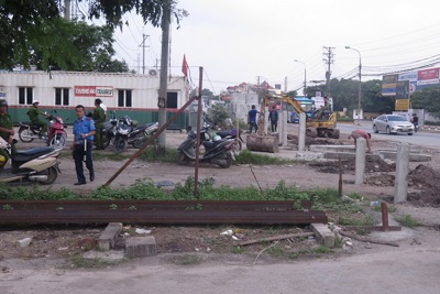 Thanh Trì xử lý vi phạm tại xã Vĩnh Quỳnh