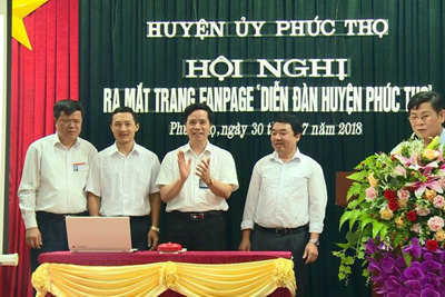 Huyện Phúc Thọ ra mắt trang fanpage “Diễn đàn Phúc Thọ”