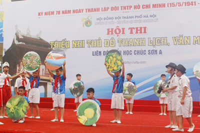 Thiếu nhi Thủ đô thi tìm hiểu nếp sống văn hóa người Hà Nội