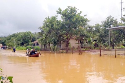 Bình Phước: 189 nhà dân bị ngập sâu, thiệt hại trên 6 tỷ đồng