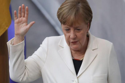 Bà Angela Merkel tuyên thệ nhậm chức Thủ tướng Đức nhiệm kỳ thứ 4
